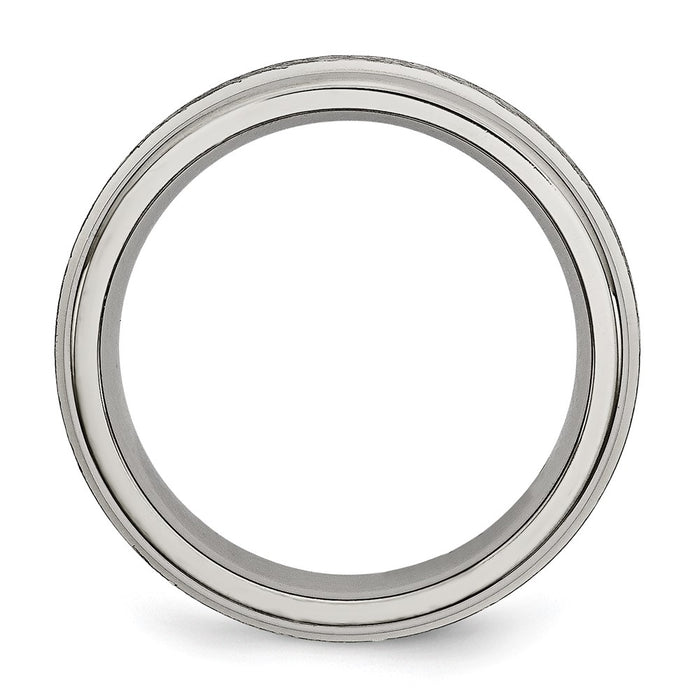 Buy Affordable Chisel 6mm Titanium Grooved Edge Band - Stylish Brushed Finish-2