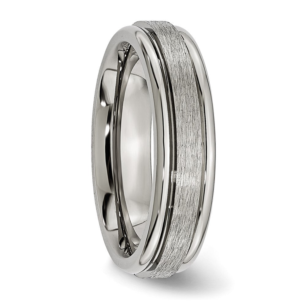Buy Affordable Chisel 6mm Titanium Grooved Edge Band - Stylish Brushed Finish