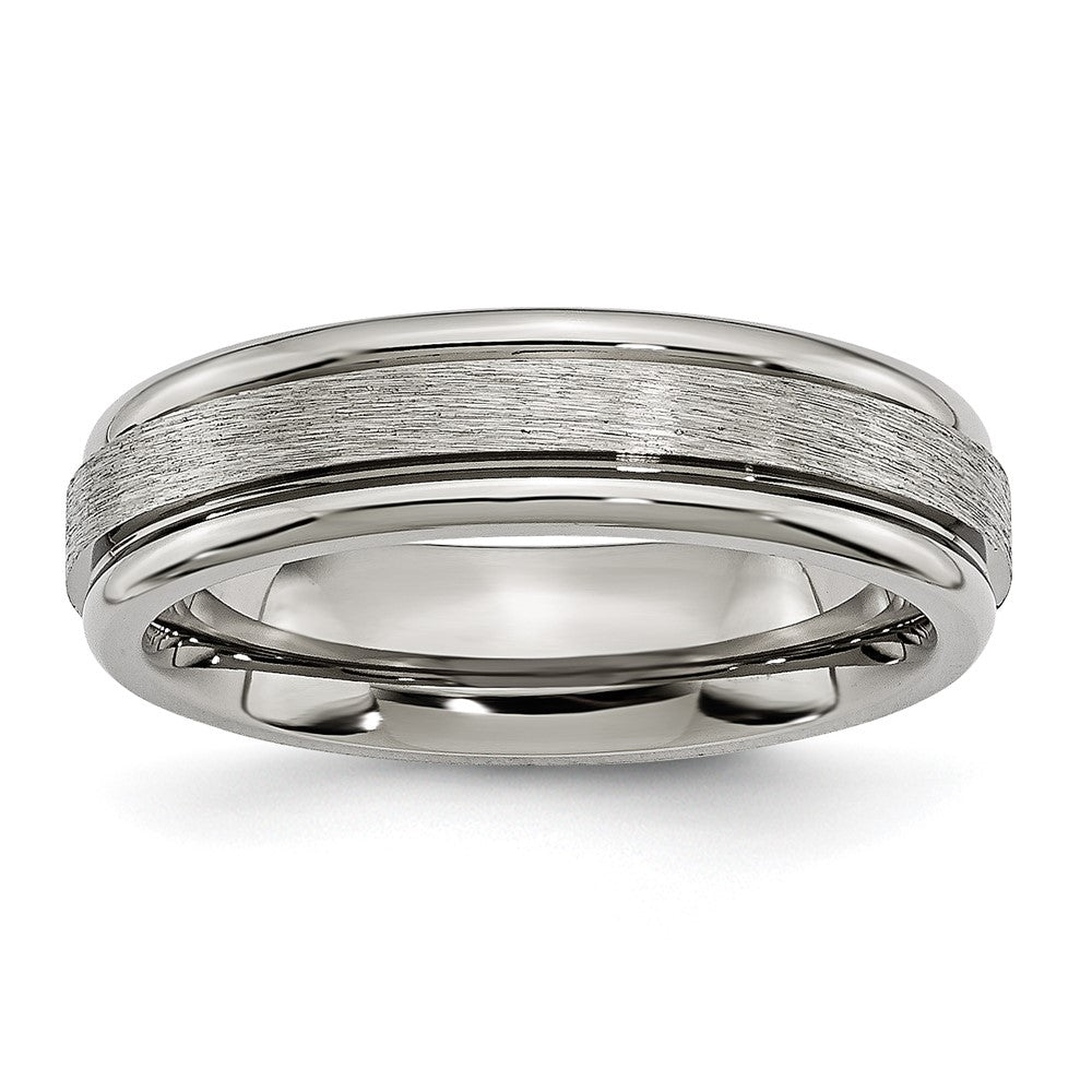 Buy Affordable Chisel 6mm Titanium Grooved Edge Band - Stylish Brushed Finish