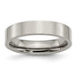 Buy Stylish 5mm Flat Band in Chisel Titanium - High-Quality & Affordable-2