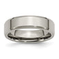 Buy Stylish 6mm Beveled Edge Polished Titanium Chisel Ring - Luxury Look-9