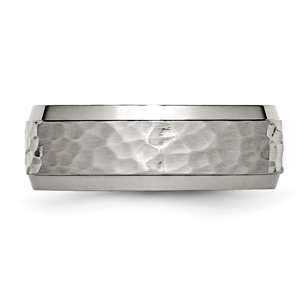 Exclusive 8mm Beveled Edge Titanium Chisel Band - Stylish & Affordable!