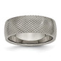Shop Stylish 8mm Polished Titanium Band | Exclusive Chisel Design-2