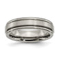 Buy Stylish 6mm Chisel Titanium Grooved Edge Band - High-Quality Finish-9