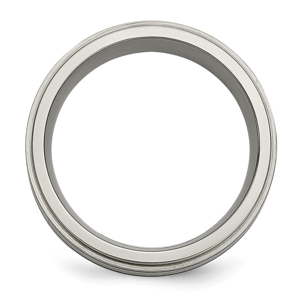 Buy High-Quality 9mm Titanium Band with 1/2 Carat Diamond Accent - Stylish Value!
