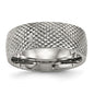 Buy Exclusive 8mm Polished & Textured Titanium Band | Stylish & Affordable Jewelry-3