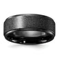 High-Quality 8mm Titanium Band - Stylish Polished Finish, Laser-Cut Design-8