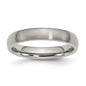 Exclusive 4mm Brushed Titanium Half-Round Band | Stylish and Affordable-12