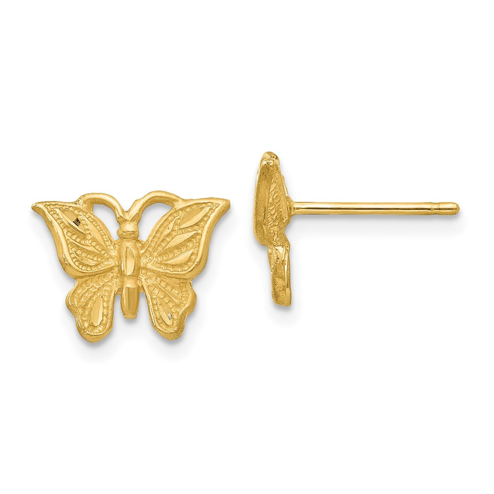 Buy 14K Diamond-Studded Butterfly Earrings | Stylish & Affordable Luxury