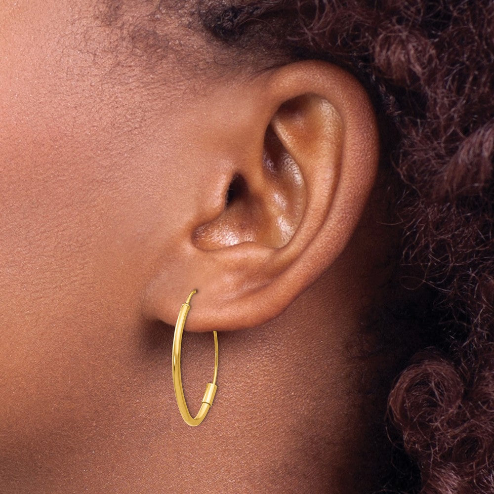 High-Quality 14K Gold Wire Threader Earrings - Stylish & Affordable Luxury!