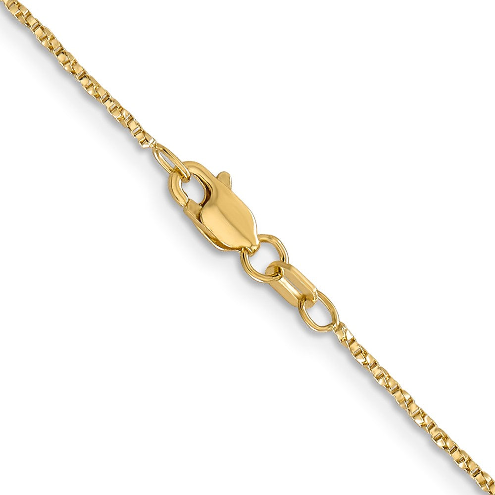 Exclusive 14K Gold 24-Inch Twisted Box Chain 0.95mm - Stylish & Affordable