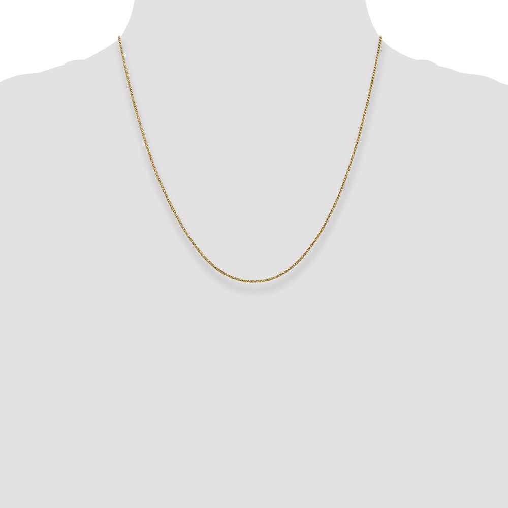 Buy 14K Gold 20-Inch .95mm Twisted Box Chain - Stylish Luxury with Lobster Clasp