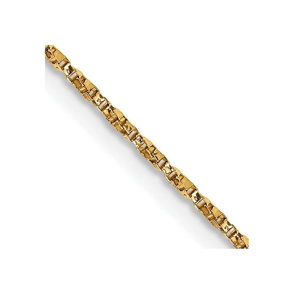 Exclusive 14K Gold 24-Inch Twisted Box Chain 0.95mm - Stylish & Affordable