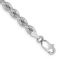 Buy 14K White Gold 7-Inch 4mm Classic Rope Chain - Stylish & Affordable-6