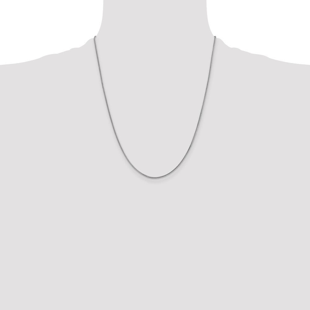 Exclusive 14K White Gold 22-Inch 0.9mm Franco Chain - Stylish & Affordable!