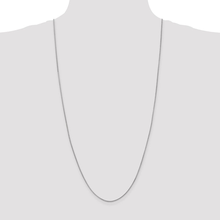 Exclusive 30-Inch .9mm 14K White Gold Franco Chain - Stylish & Affordable!-4