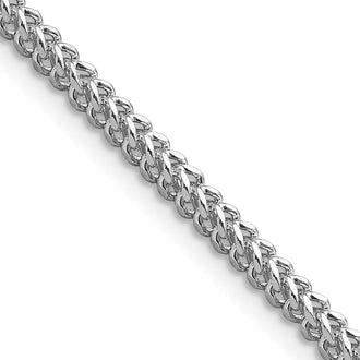 Shop Exclusive 14K White Gold 22-Inch Franco Chain - Stylish 2.3mm Design