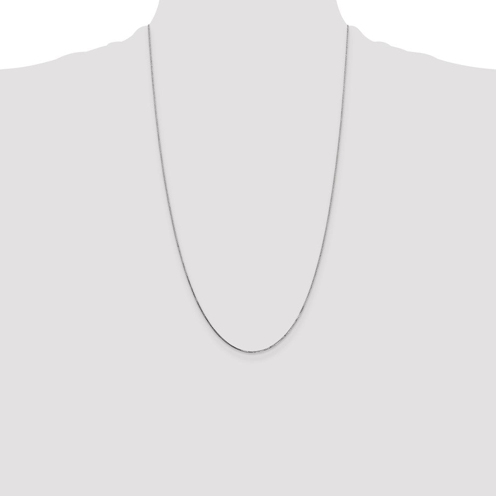 Shop Stylish 14K White Gold 26-Inch Box Chain - 0.7mm, Affordable Luxury