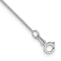 Shop Stylish 14K White Gold 10-Inch .7mm Box Chain Anklet - Affordable Luxury!-1
