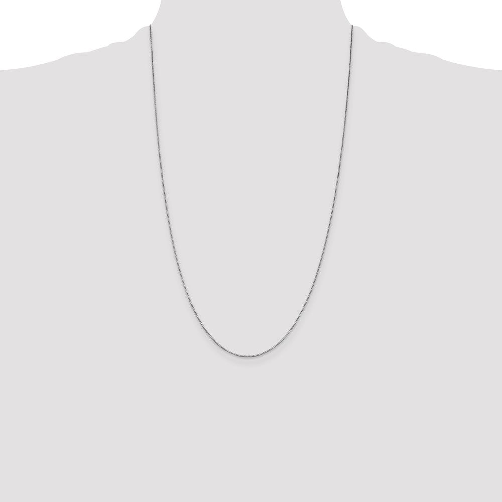 Buy Stylish 14K White Gold Box Chain 26-Inch 0.7mm - Luxury Jewelry Deal
