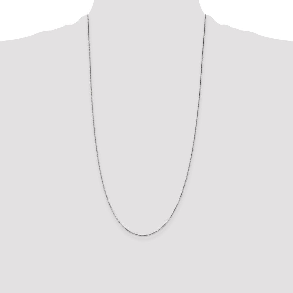 Buy Exclusive 28-Inch 14K White Gold Box Chain, 0.7mm, Stylish Luxury