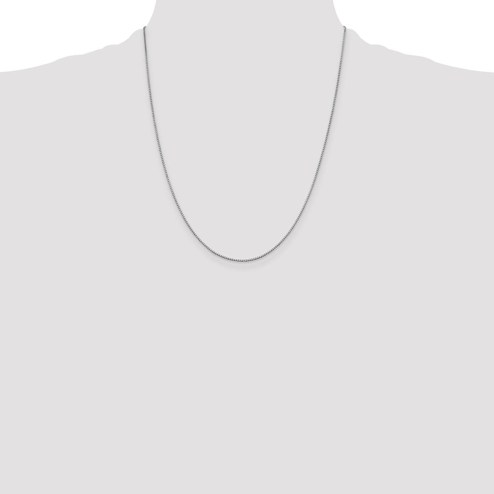 Shop Stylish 22-Inch .95mm 14K White Gold Box Chain with Lobster Clasp