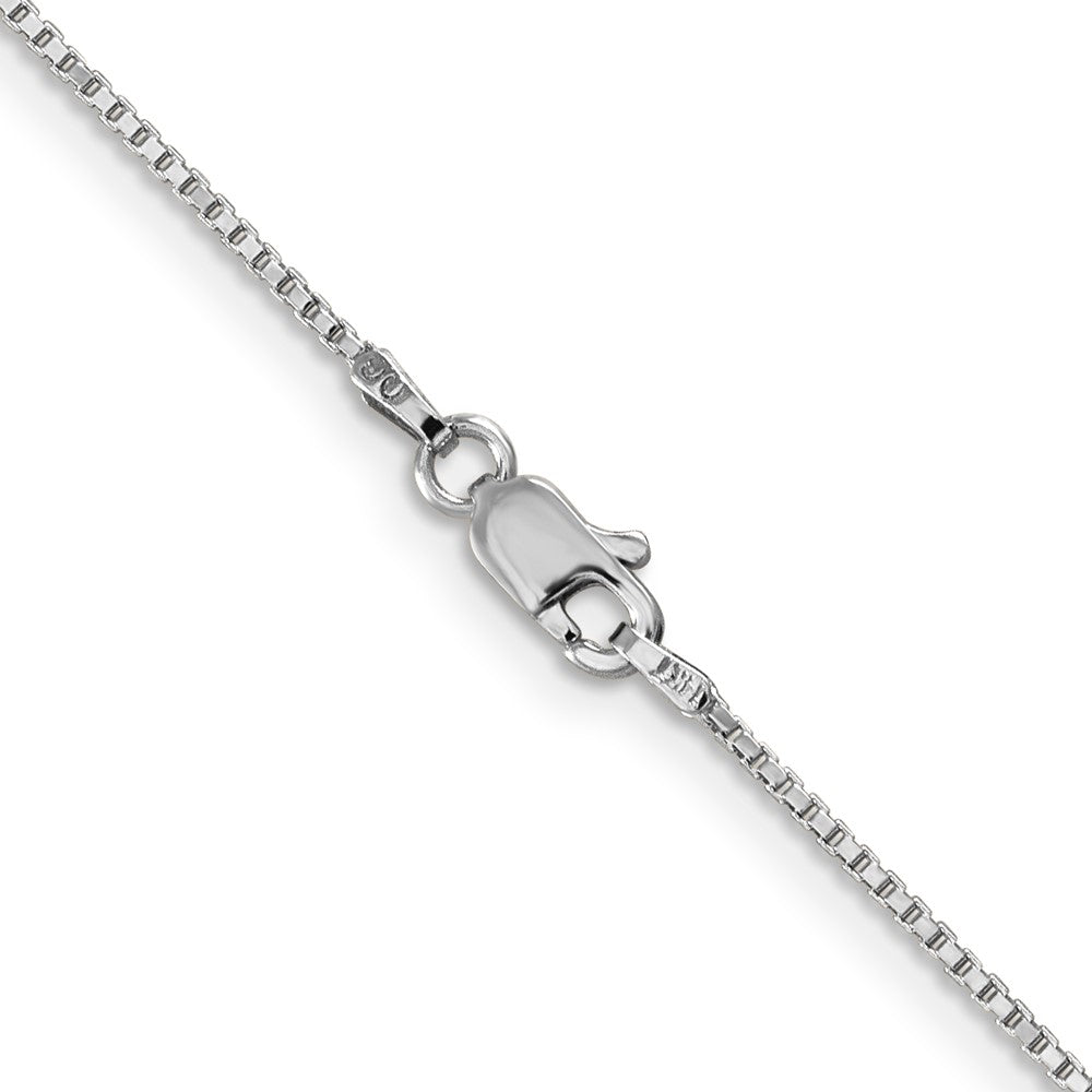 Exclusive 14K White Gold 16-Inch 1mm Box Chain - Stylish & Affordable Design