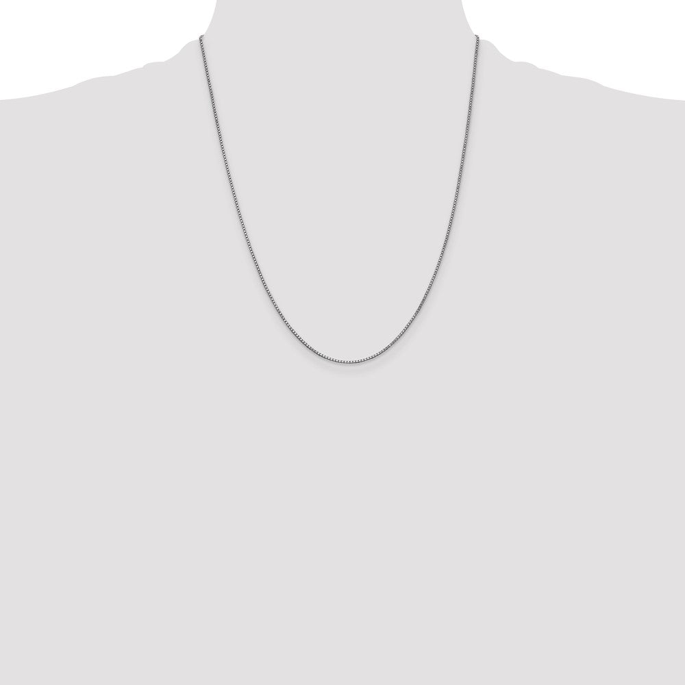 Exclusive 14K White Gold 22-Inch 1mm Box Chain - Stylish & Affordable Luxury