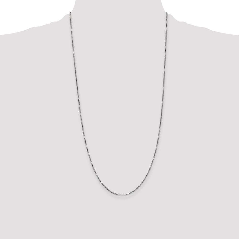 Shop Exclusive 14K White Gold 28-Inch 1mm Box Chain - Stylish & Durable!