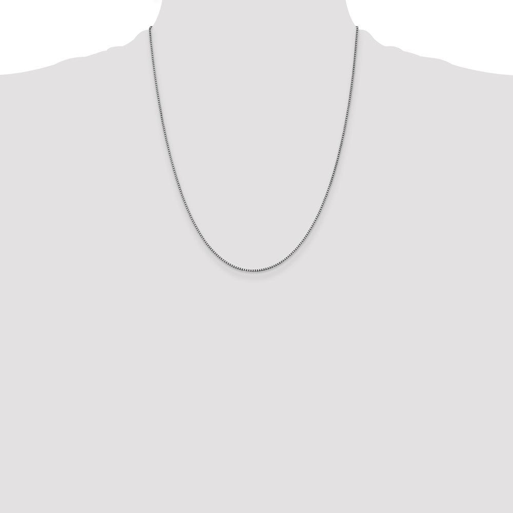 Shop Stylish 14K White Gold 22-Inch Box Chain - 1.05mm, Luxury Lobster Clasp