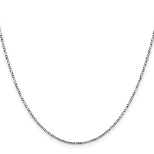 Buy Exclusive 14K White Gold 28-Inch Box Chain - Stylish 1.1mm Design