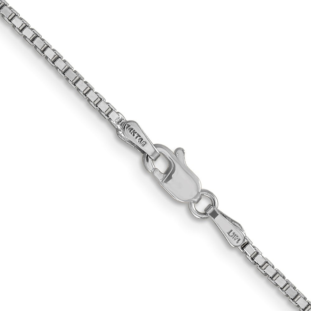 Buy Exclusive 14K White Gold 22-Inch Box Chain | Stylish 1.5mm Design