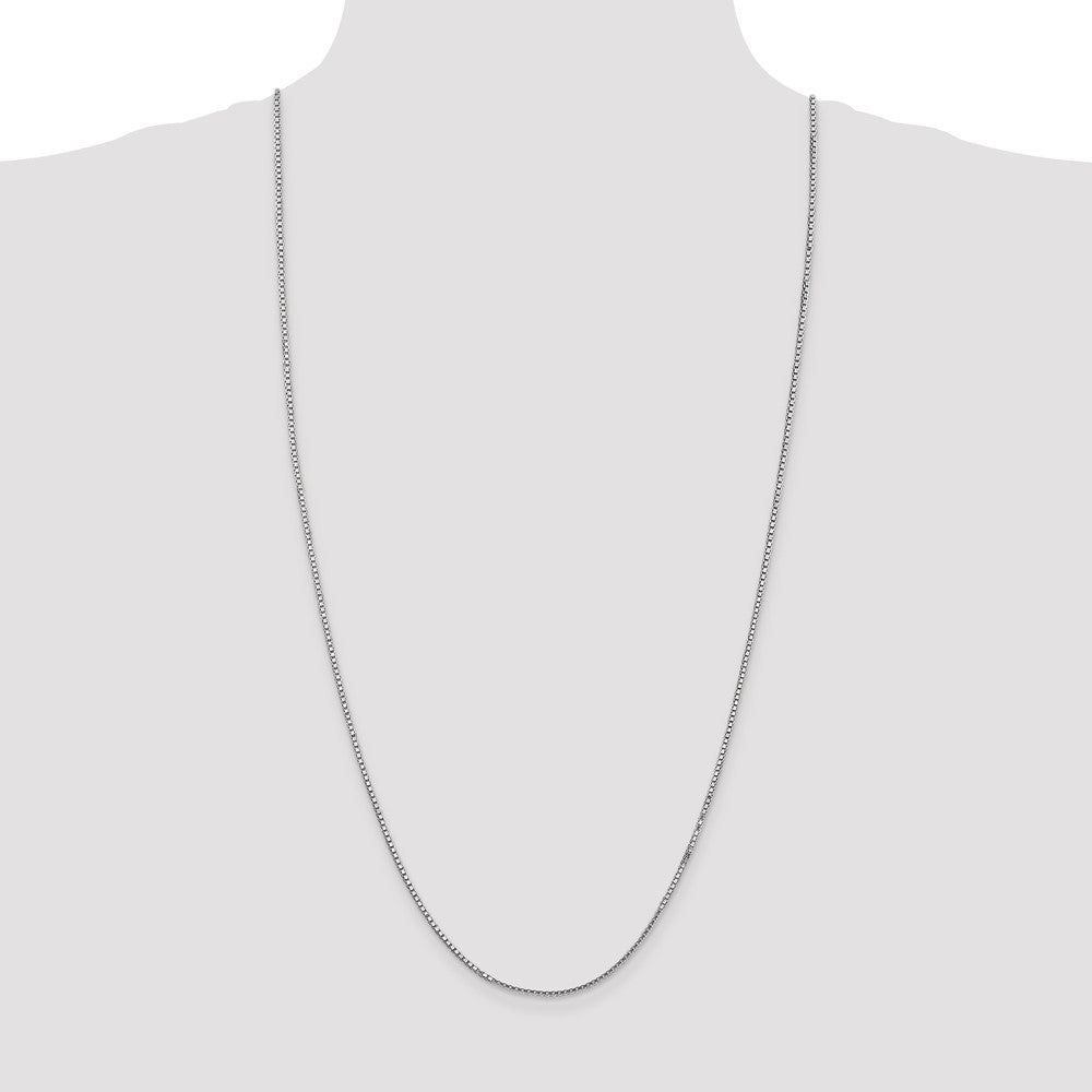 Shop Exclusive 14K White Gold Box Chain 30-Inch 1.5mm - Stylish Design