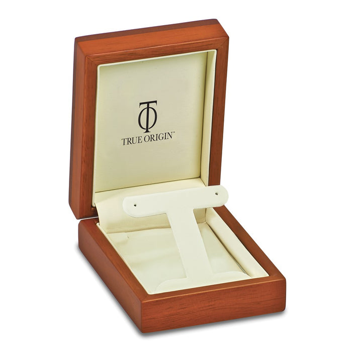 Buy Stylish 14K White Gold 2.75 Carat Lab-Grown Diamond Hoop Earrings-5