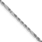 Shop Stylish 14K White Gold 20-Inch Diamond-Cut Rope Chain, 1.8mm, Luxury Design-3