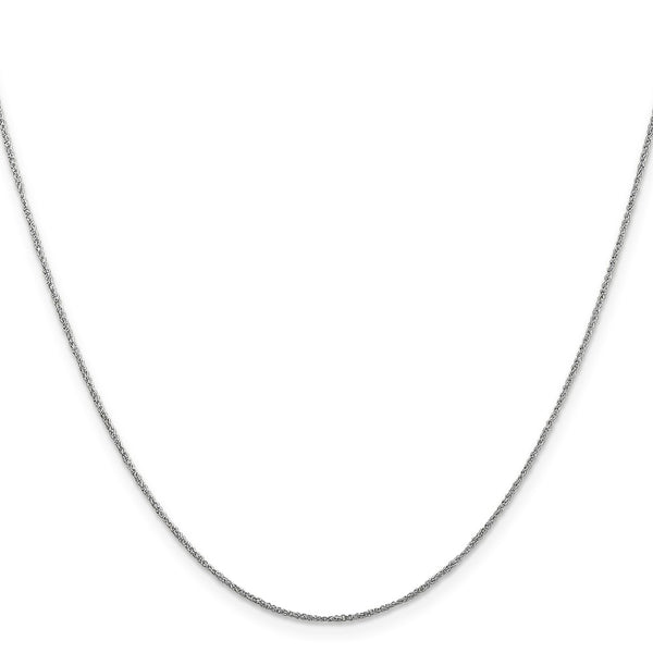 14K White Gold .70mm Ropa Chain 18-Inch