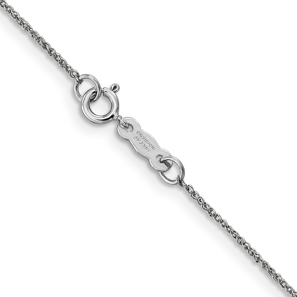 Shop 14K White Gold .70mm Ropa Chain 18-Inch - Stylish & Affordable Luxury!