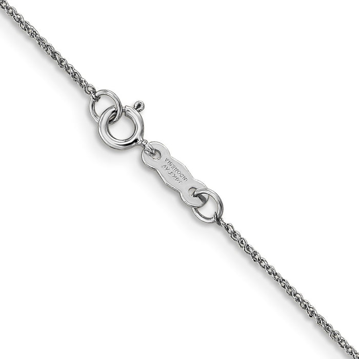 Shop 14K White Gold .70mm Ropa Chain 18-Inch - Stylish & Affordable Luxury!-3