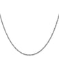 Buy Exclusive 14K White Gold Ropa Chain 1.7mm x 18-Inch - Stylish Jewelry Value-3