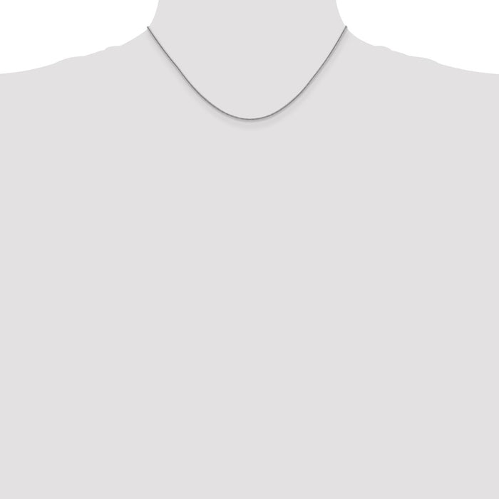 High-Quality 14K White Gold 16-Inch 1.4mm Snake Chain - Stylish & Affordable!-4
