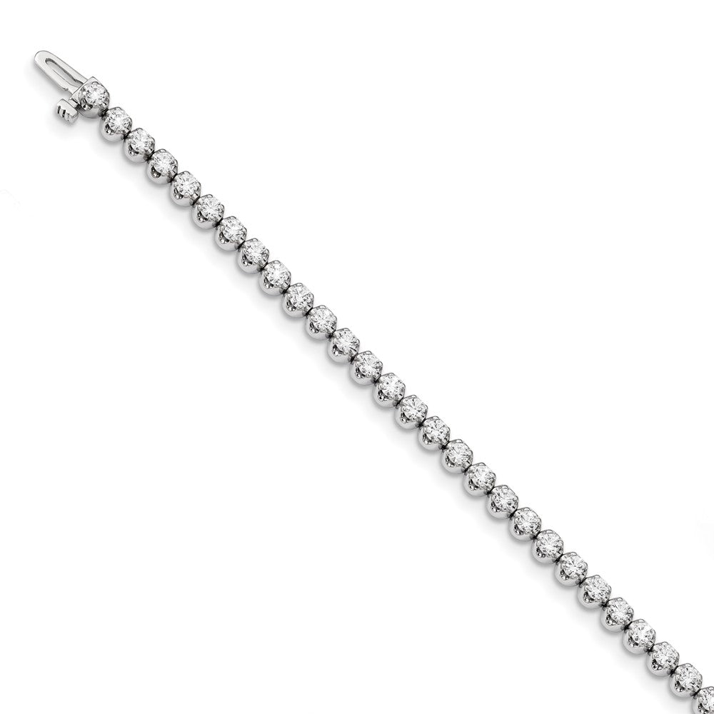 Shop 14K White Gold VS Diamond Tennis Bracelet - Stylish Elegance at Value Price
