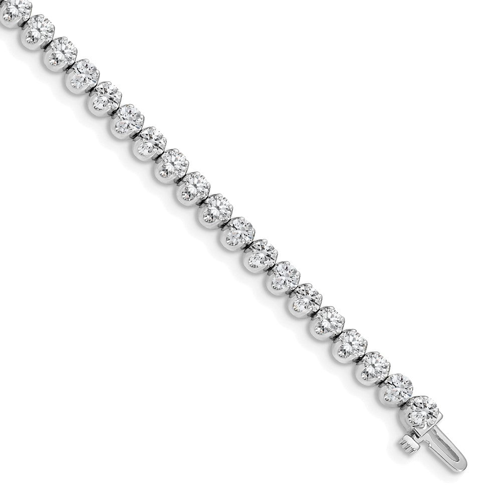 Exclusive 14K White Gold Diamond Tennis Bracelet - Stylish & Affordable Luxury