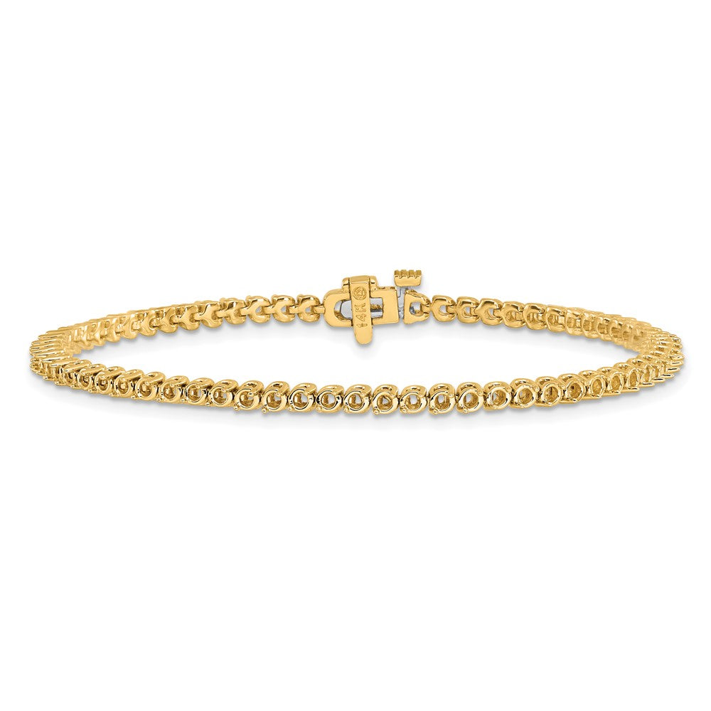 Shop Stylish 14K Gold 1.9mm Round Diamond Bracelet Setting - Luxury Design