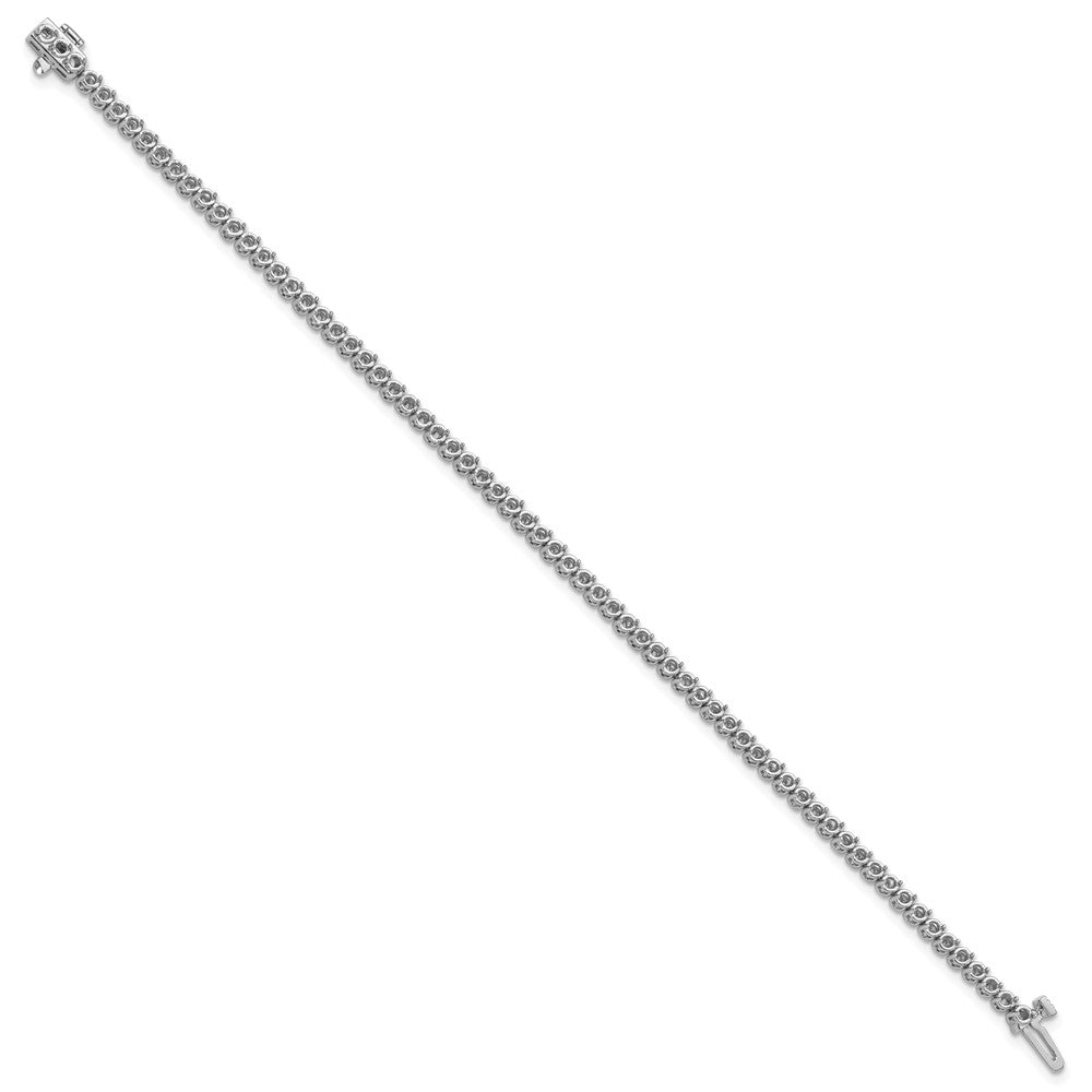 High-Quality 14K White Gold 1.9mm Round Diamond Bracelet Setting - Stylish Design