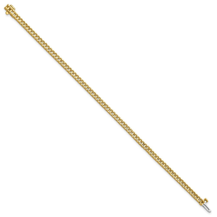Shop Exclusive 14K Gold 2mm Diamond Tennis Bracelet Setting, 4 ct. Luxury Value-2