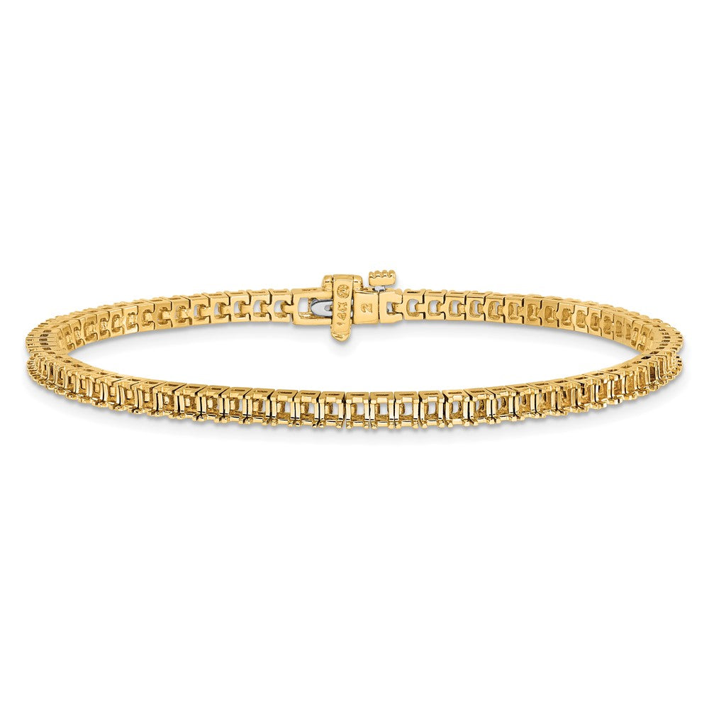 Shop Exclusive 14K Gold 2mm Diamond Tennis Bracelet Setting, 4 ct. Luxury Value