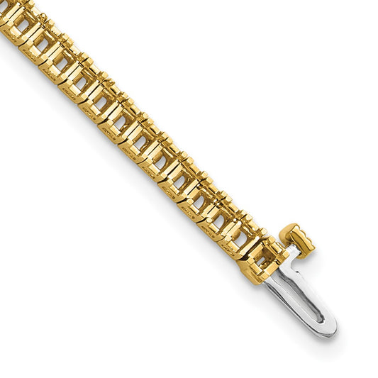Shop Exclusive 14K Gold 2mm Diamond Tennis Bracelet Setting, 4 ct. Luxury Value