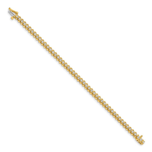 Order Luxury 14K VS Diamond Tennis Bracelet - Elegant Sparkle, Stylish Design