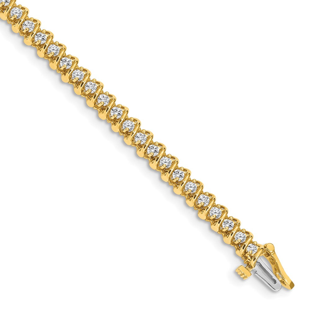 Order Luxury 14K VS Diamond Tennis Bracelet - Elegant Sparkle, Stylish Design