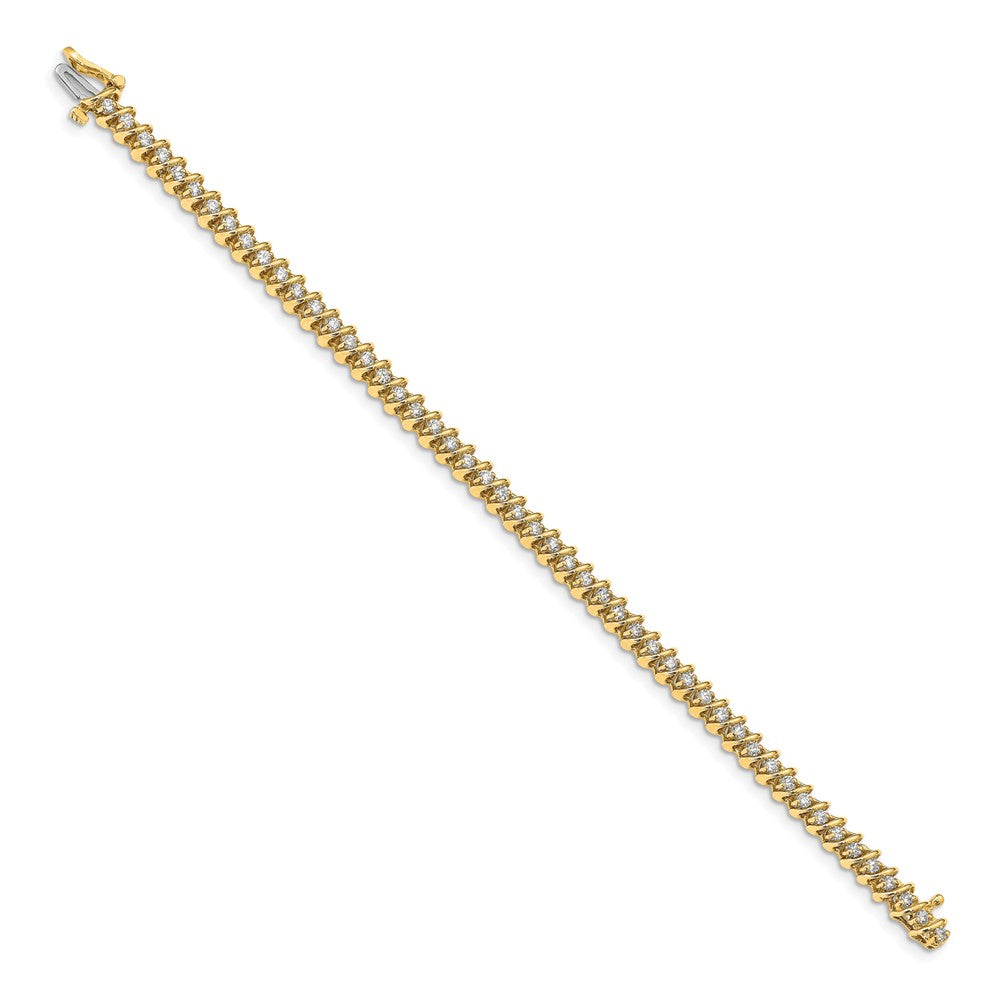 Buy Stylish 14K Gold AA Diamond Tennis Bracelet - Affordable Luxury Jewelry